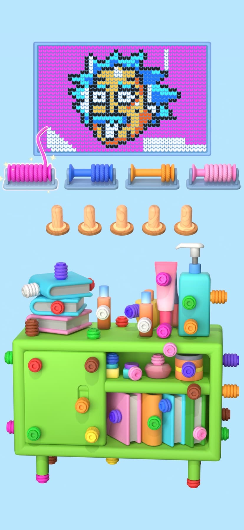 Wool Master 3D - Thread Sort screenshot 3 - screenshot