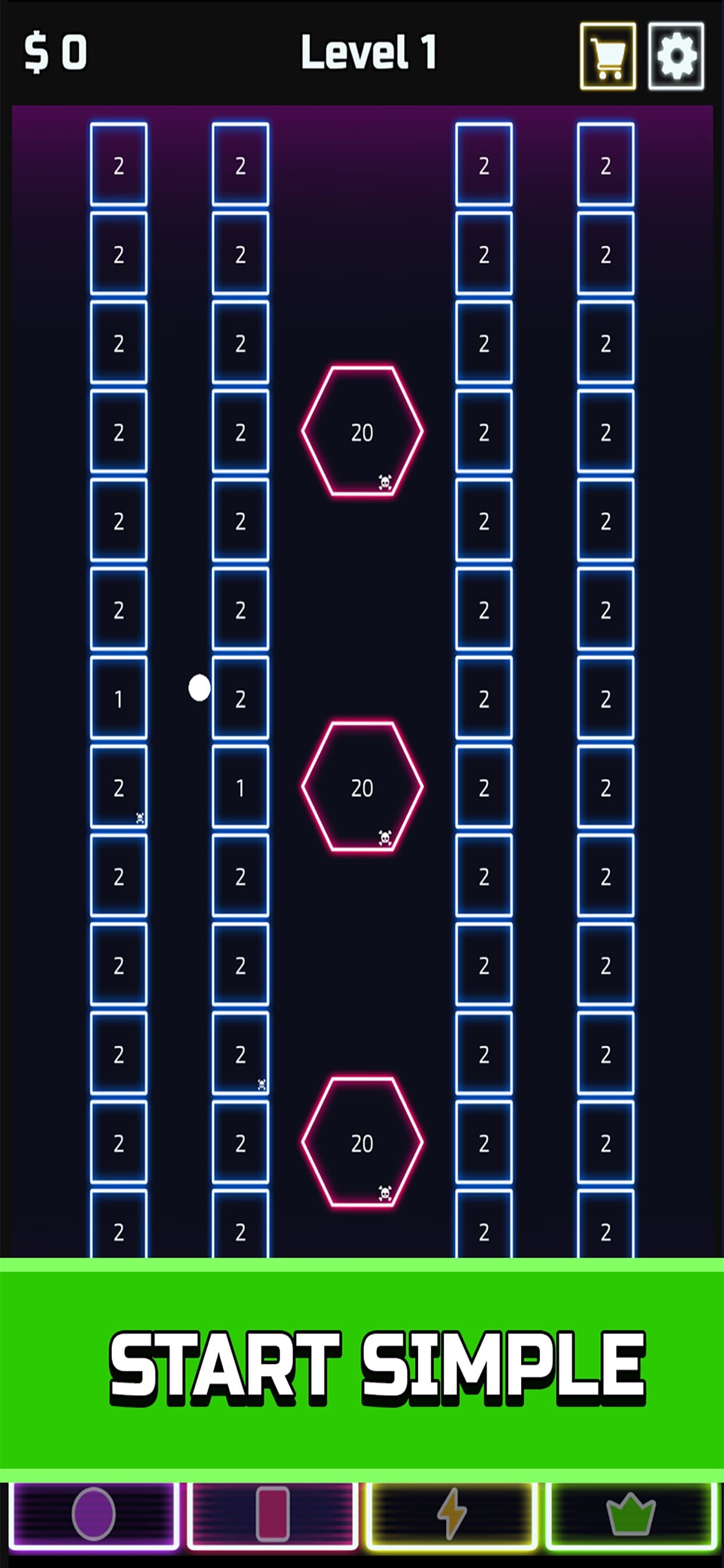 Idle Brick Breaker - Breakout screenshot 1 - screenshot
