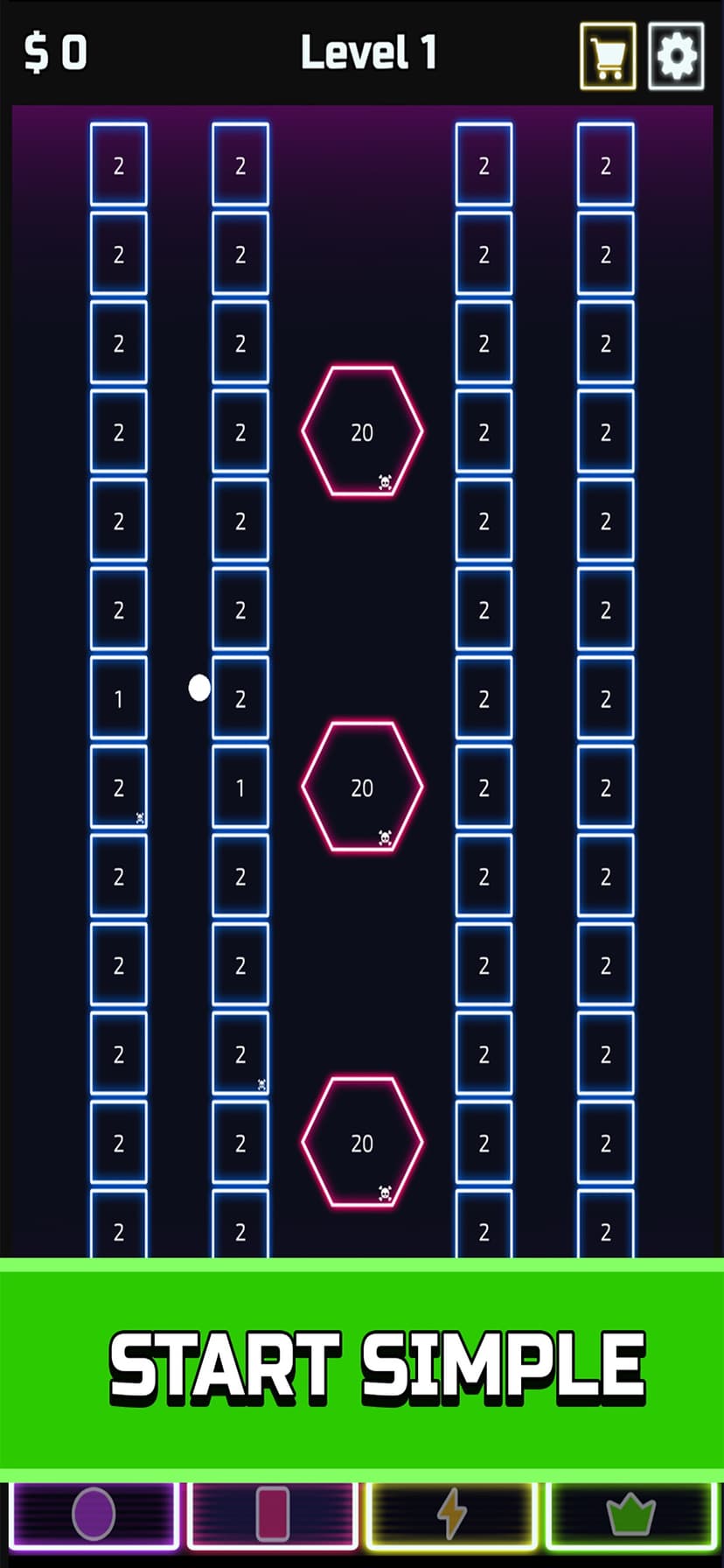 Idle Brick Breaker - Breakout screenshot 1 - screenshot