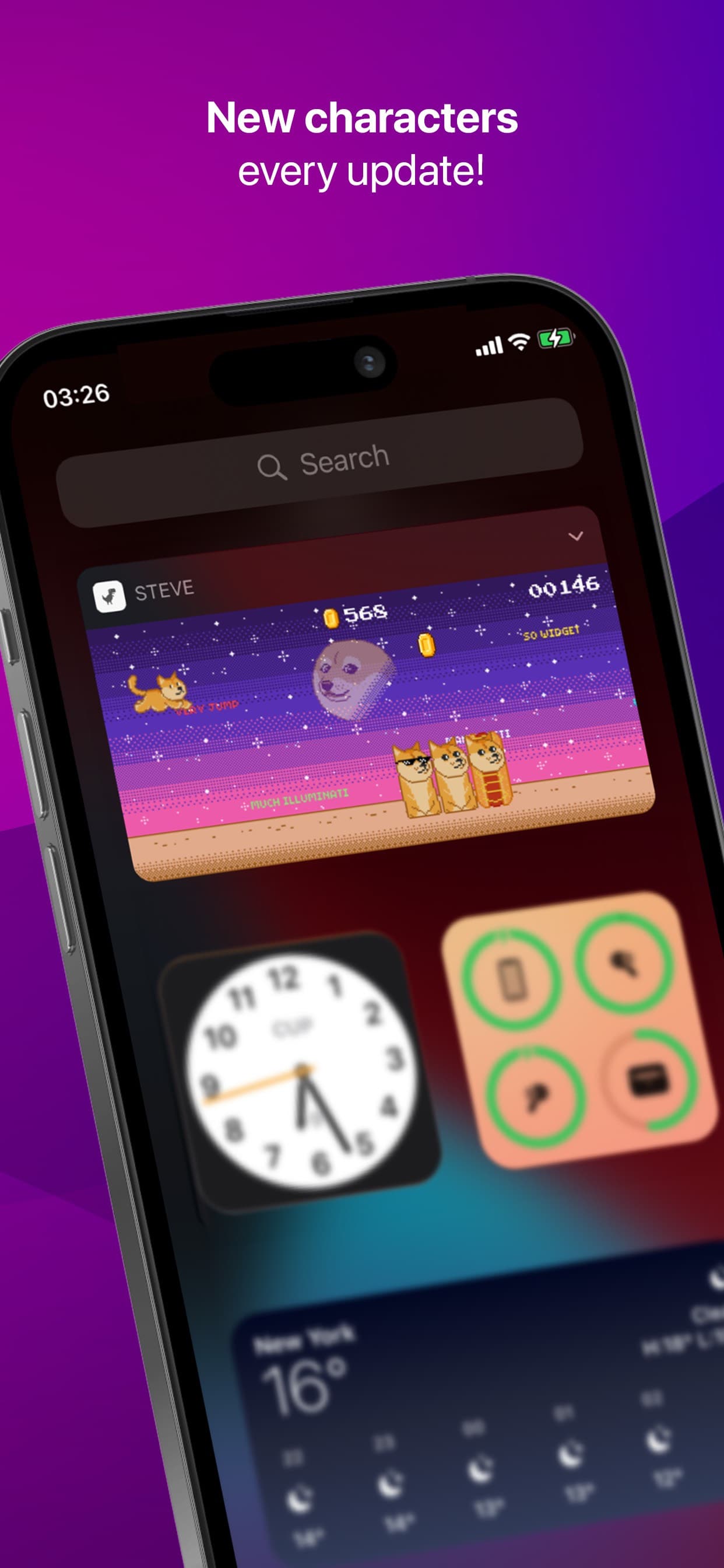 Steve | Widget Dinosaur Game screenshot 4 - screenshot