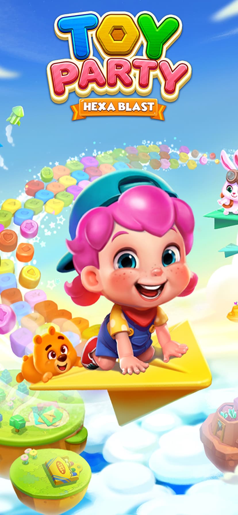 Toy Party: Match 3 Hexa Blast! screenshot 1 - screenshot