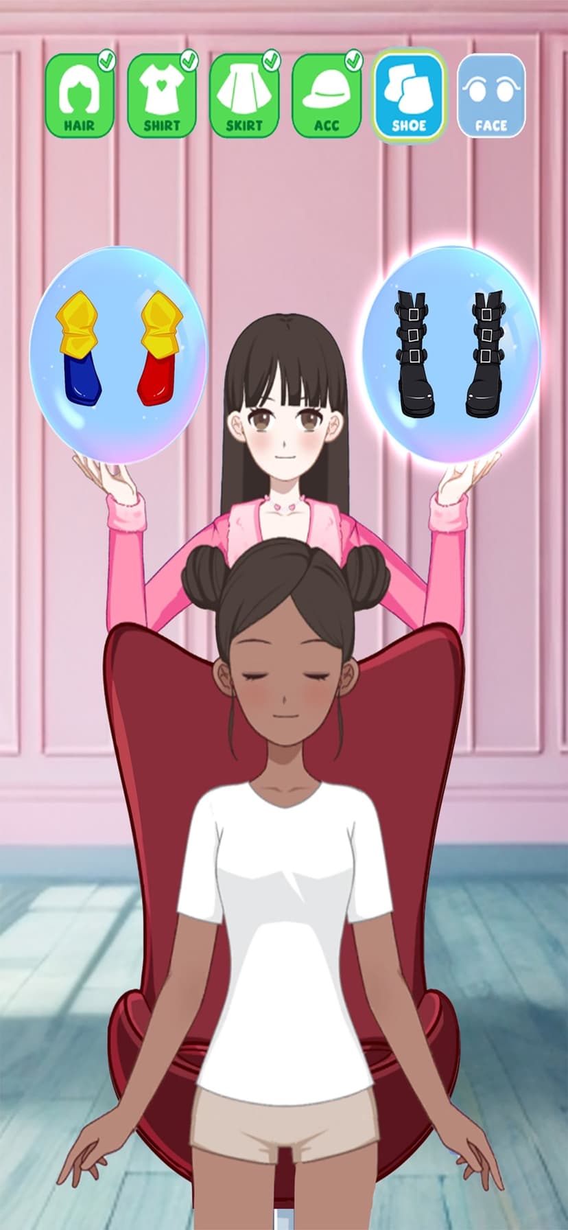 Left or right: Magic Dress up screenshot 2 - screenshot