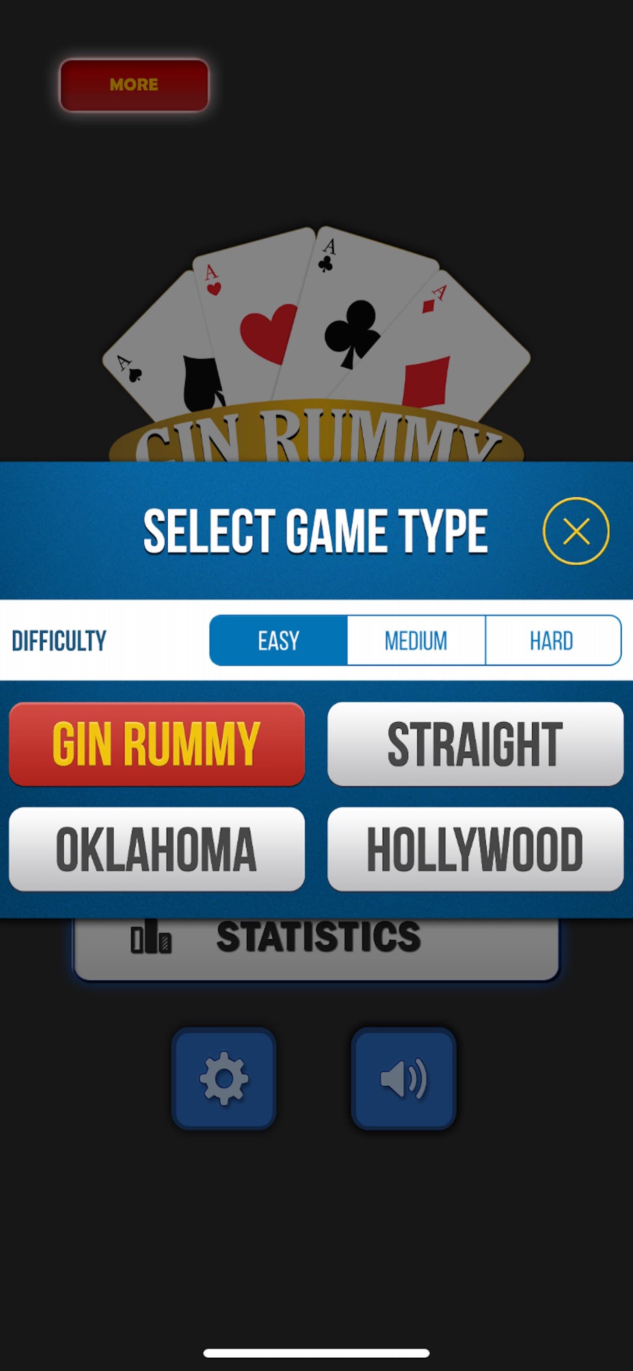 Gin Rummy Dark: Card Game screenshot 2 - screenshot