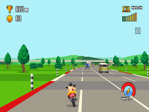 Retro Highway - Bike Racer screenshot 8 - screenshot