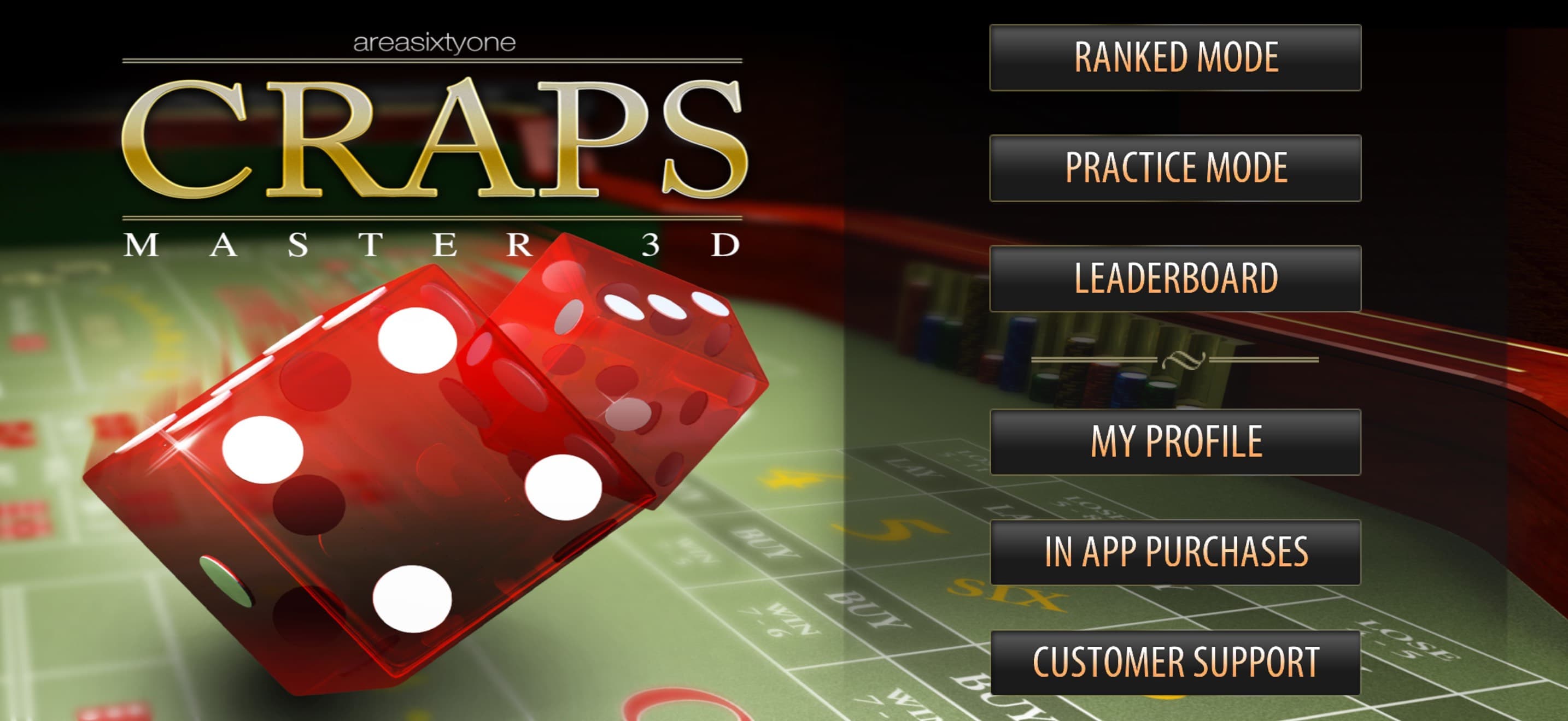 Craps Master 3D screenshot 1 - screenshot