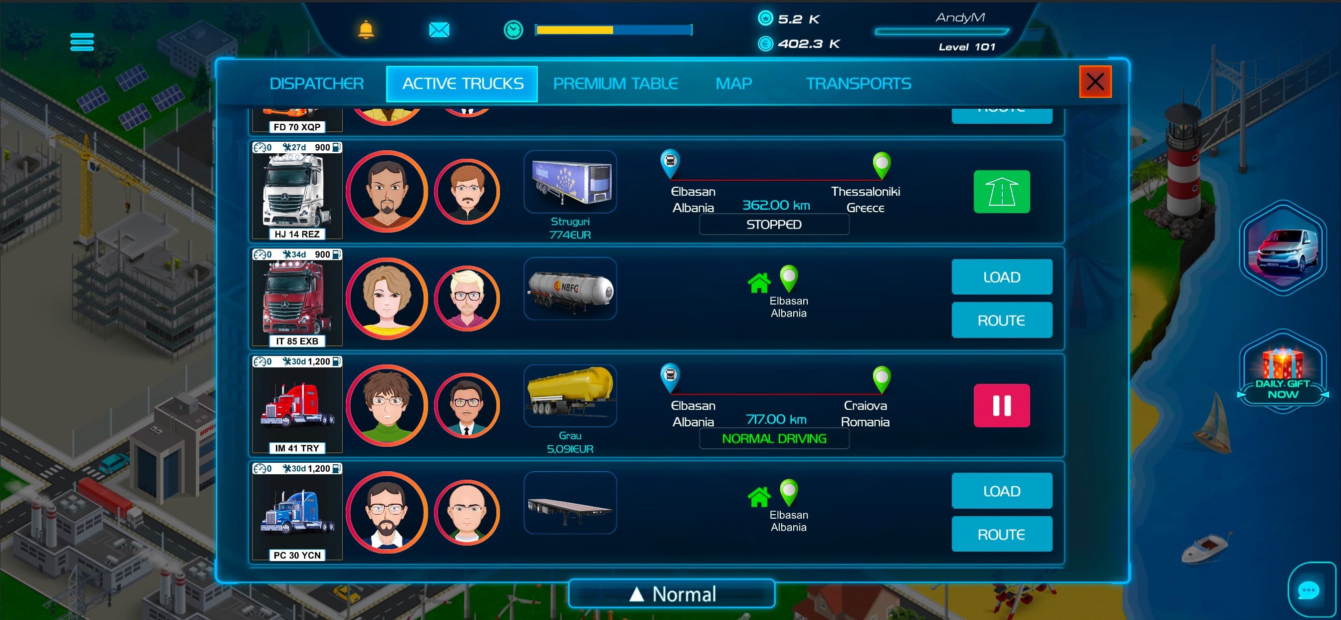 Virtual Truck Manager 2 Tycoon screenshot 4 - screenshot