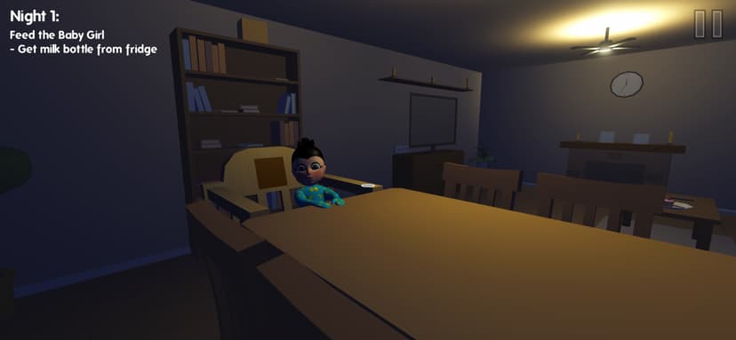Baby Girl In Yellow House 3D screenshot 1 - screenshot