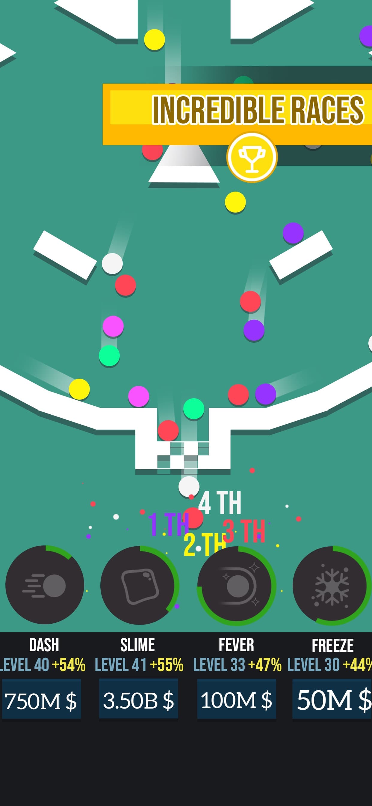 Idle Ball Race screenshot 1 - screenshot
