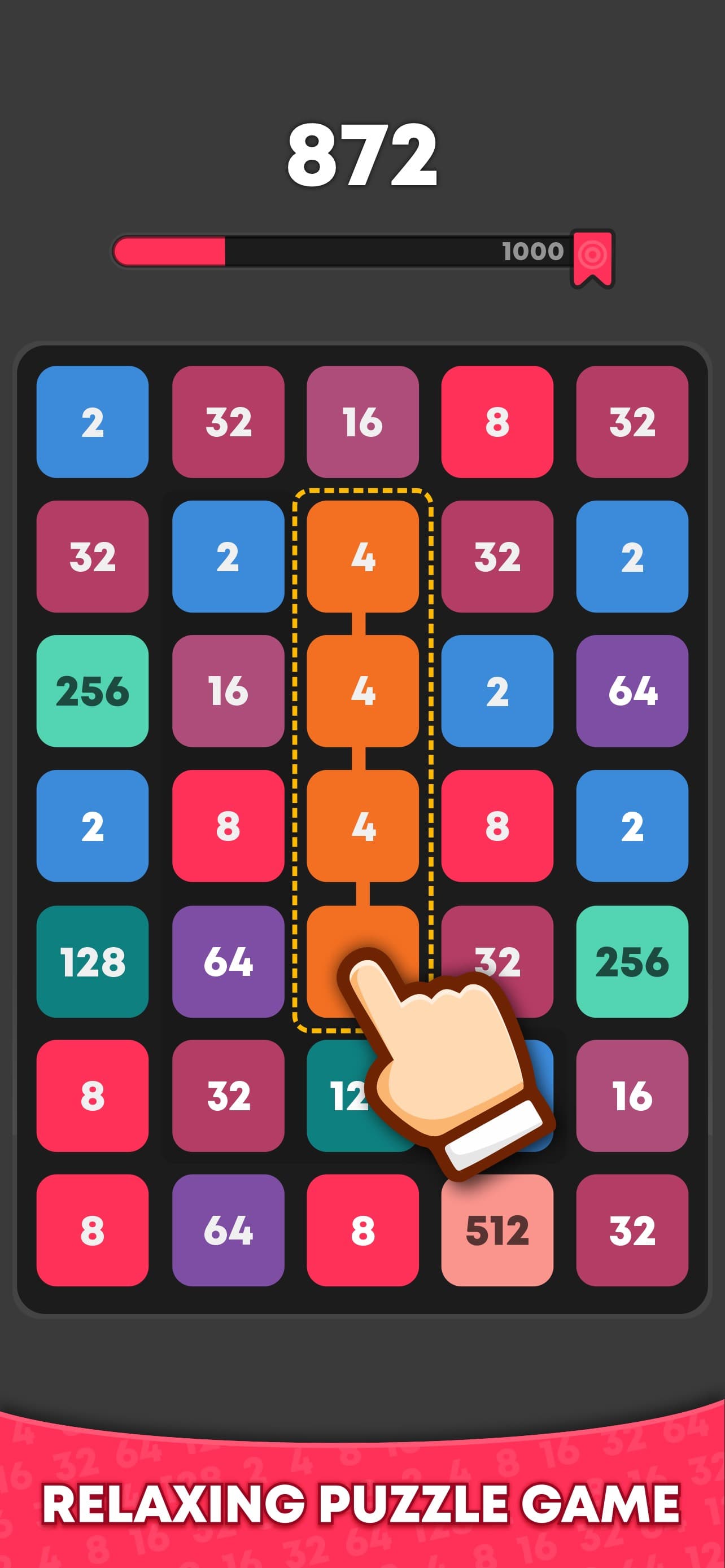 Number Match: 2048 Puzzle screenshot 1 - screenshot