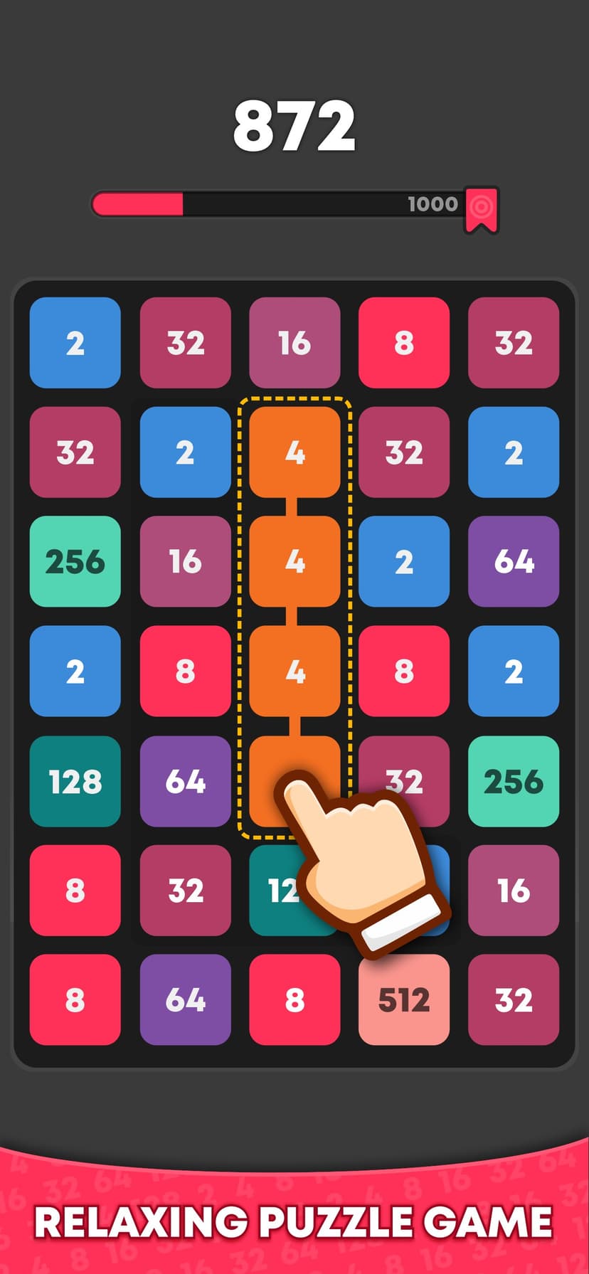 Number Match: 2048 Puzzle screenshot 1 - screenshot