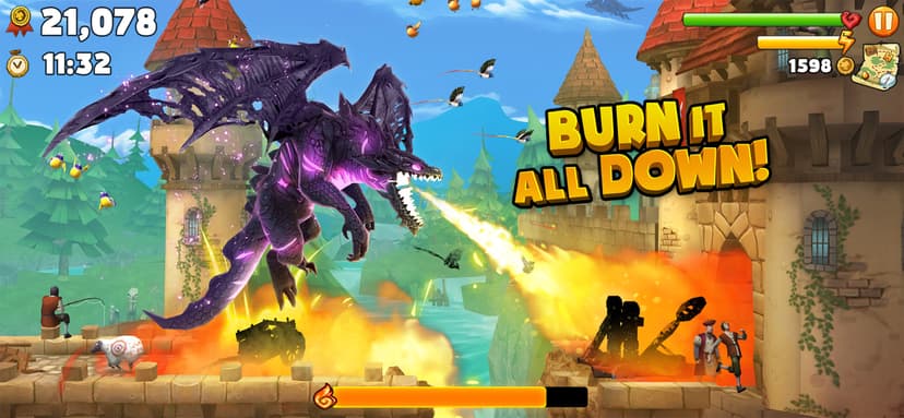 Hungry Dragon: by Hungry Shark screenshot 1 - screenshot
