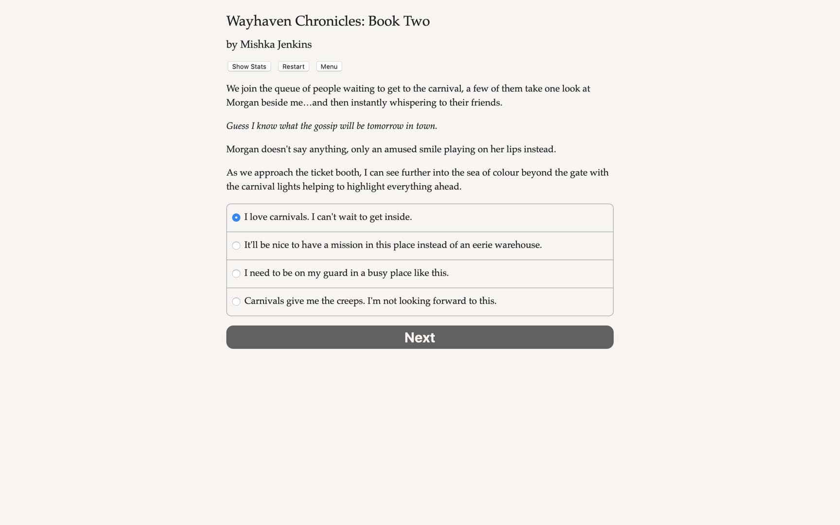 Null - screenshot