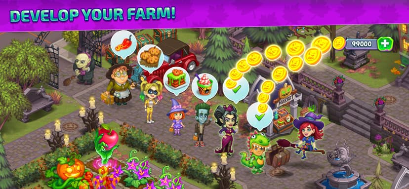 Halloween Farm: Family Story screenshot 7 - screenshot