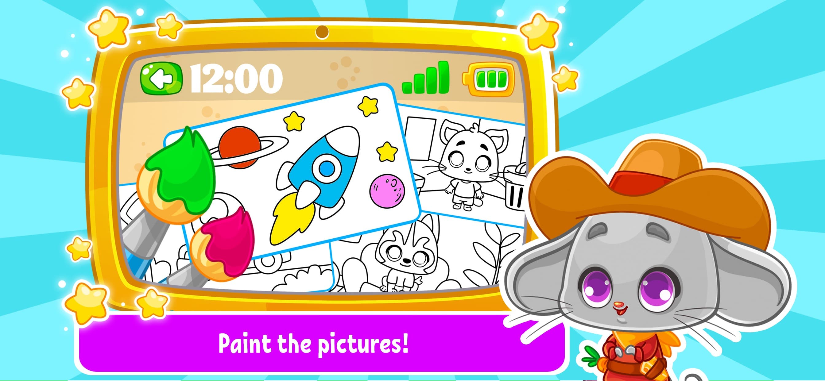 Drawing pad! Coloring book 2-6 screenshot 2 - screenshot