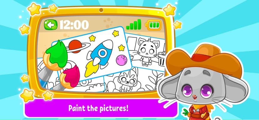 Drawing pad! Coloring book 2-6 screenshot 2 - screenshot