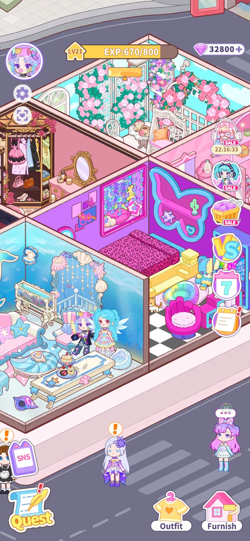 Pocket Life: Decor Happy Room screenshot 10 - screenshot