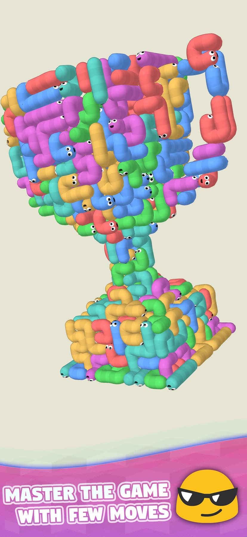 Worm Stack: Tap Away 3D screenshot 3 - screenshot
