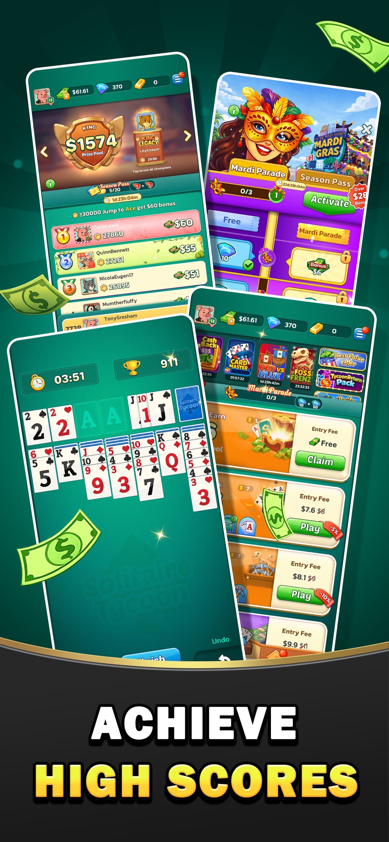 Solitaire Tycoon™-Win Cash App screenshot 10 - screenshot