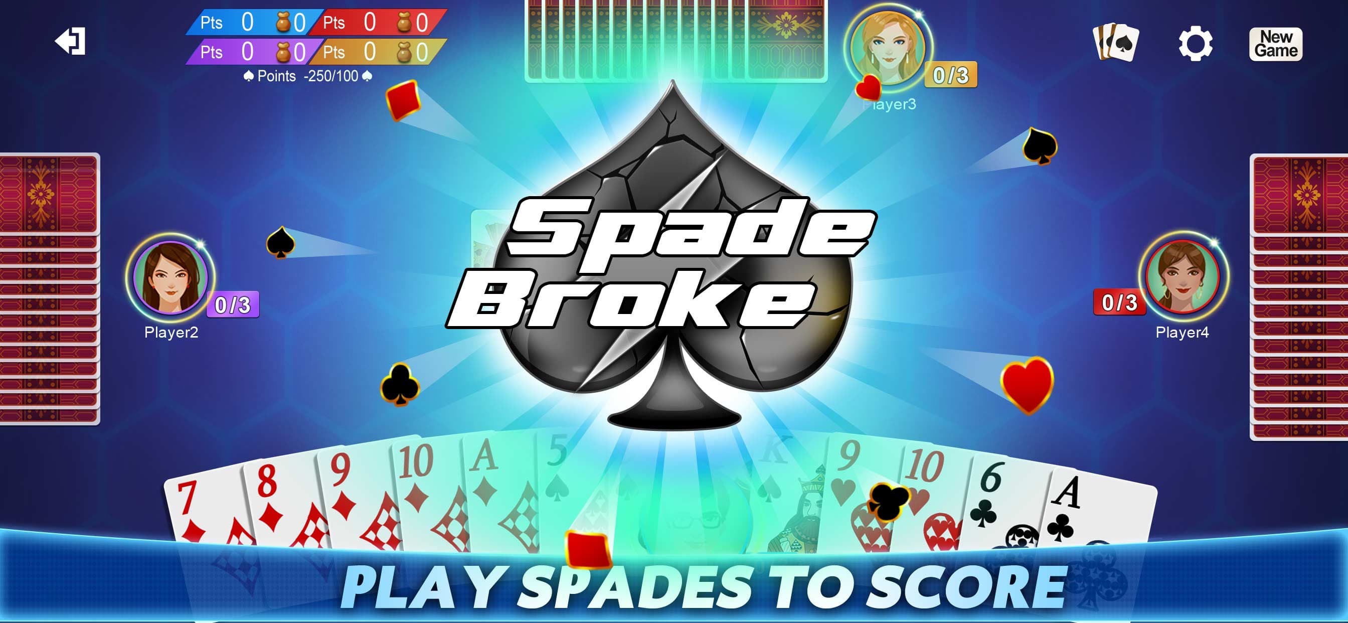 Spades !! screenshot 1 - screenshot