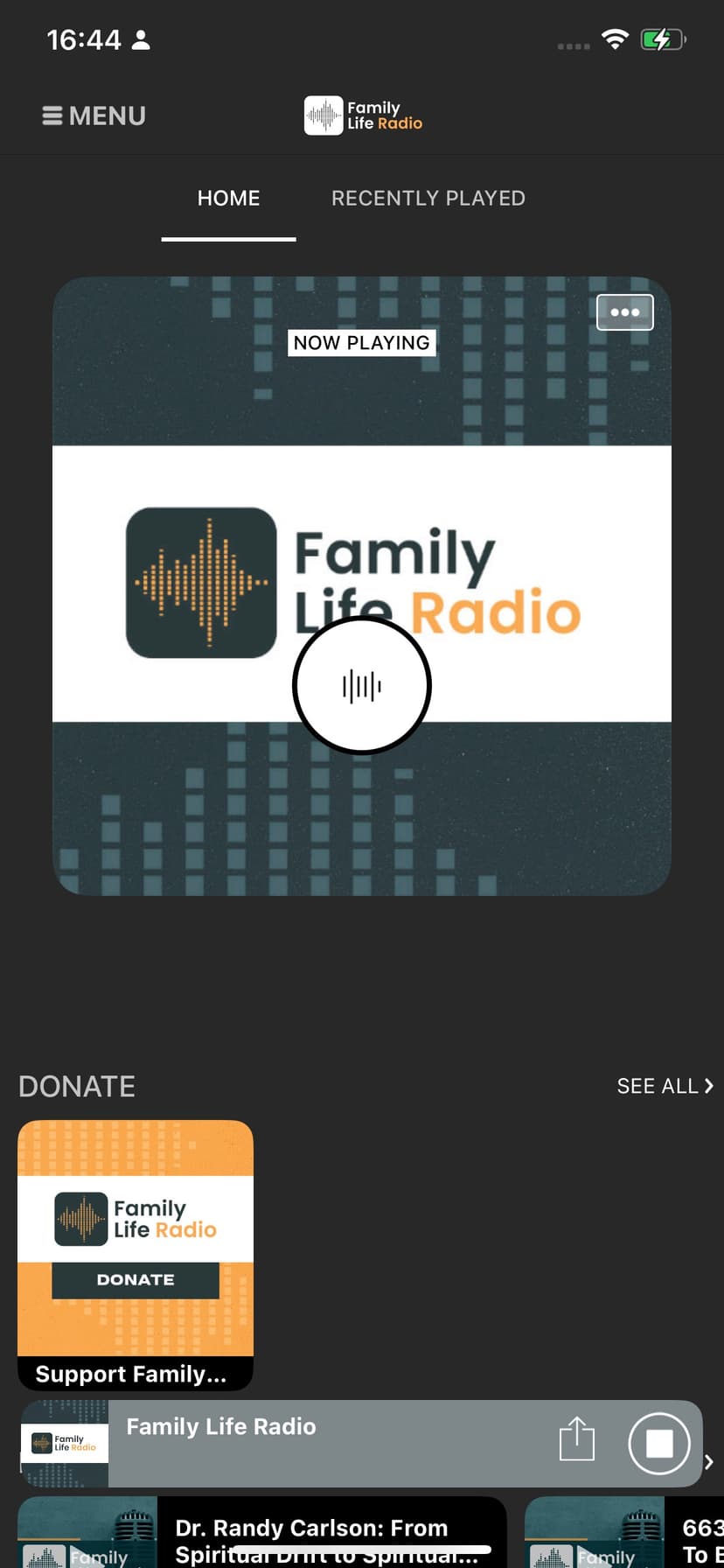Family Life Radio screenshot 1 - screenshot