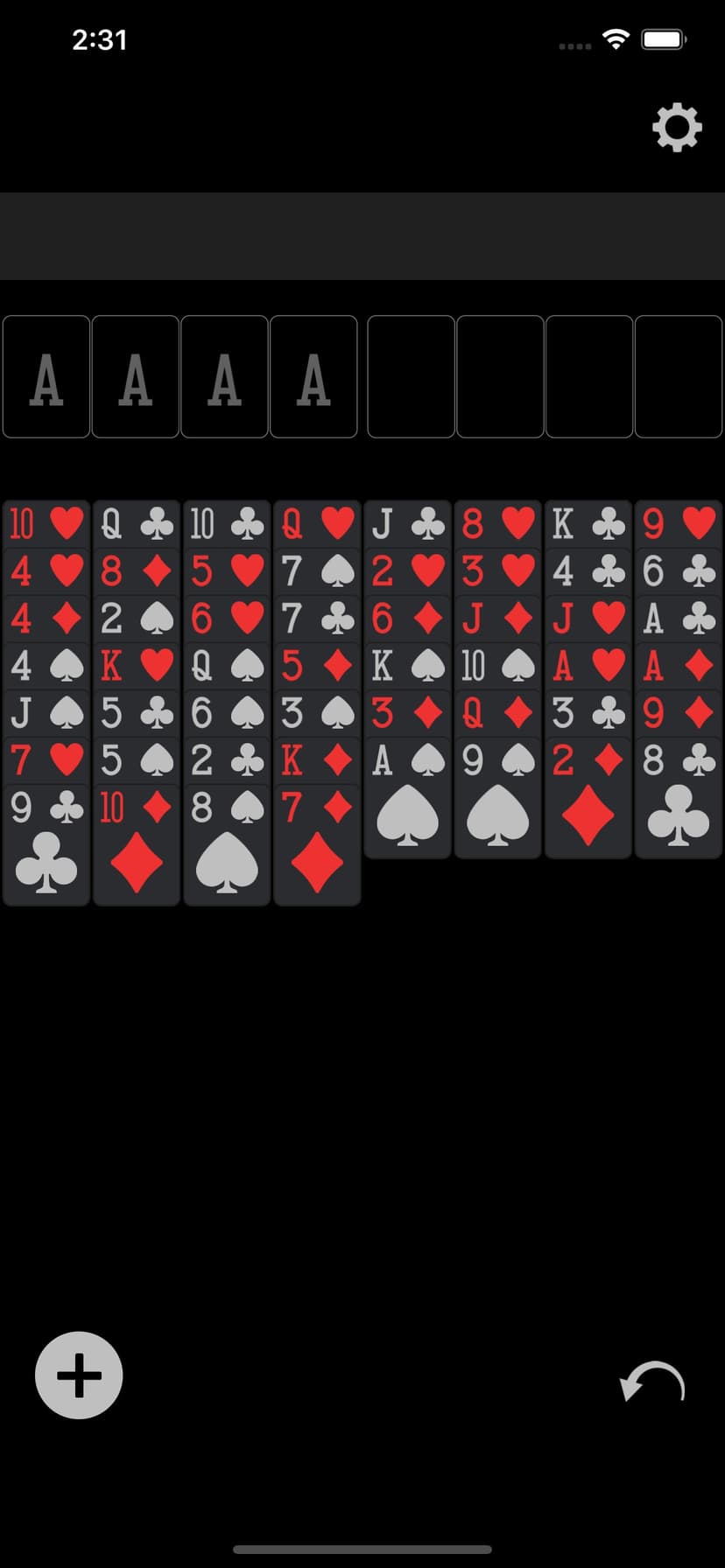 FreeCell (Classic Card Game) screenshot 2 - screenshot