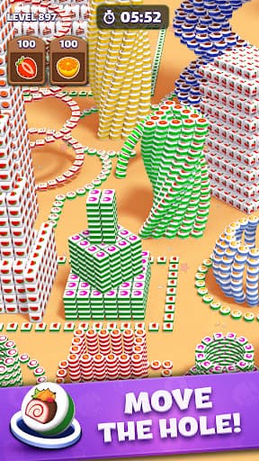 Tiles in Hole: Black Hole screenshot 1 - screenshot