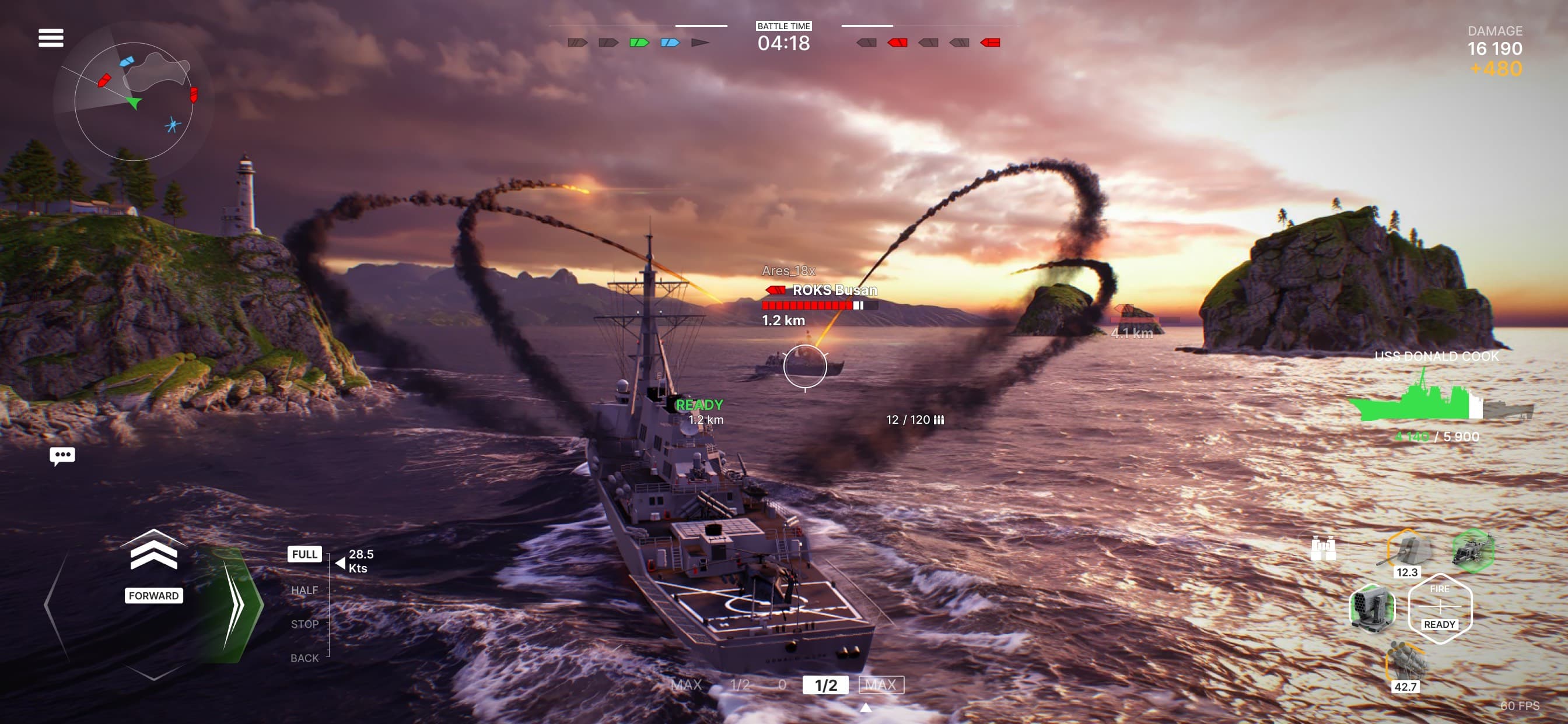 Warships Mobile: Naval Warfare screenshot 10 - screenshot