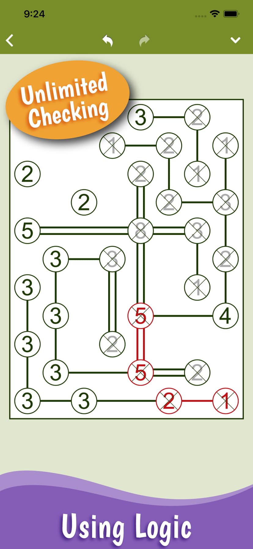 Hashi: Bridges screenshot 2 - screenshot