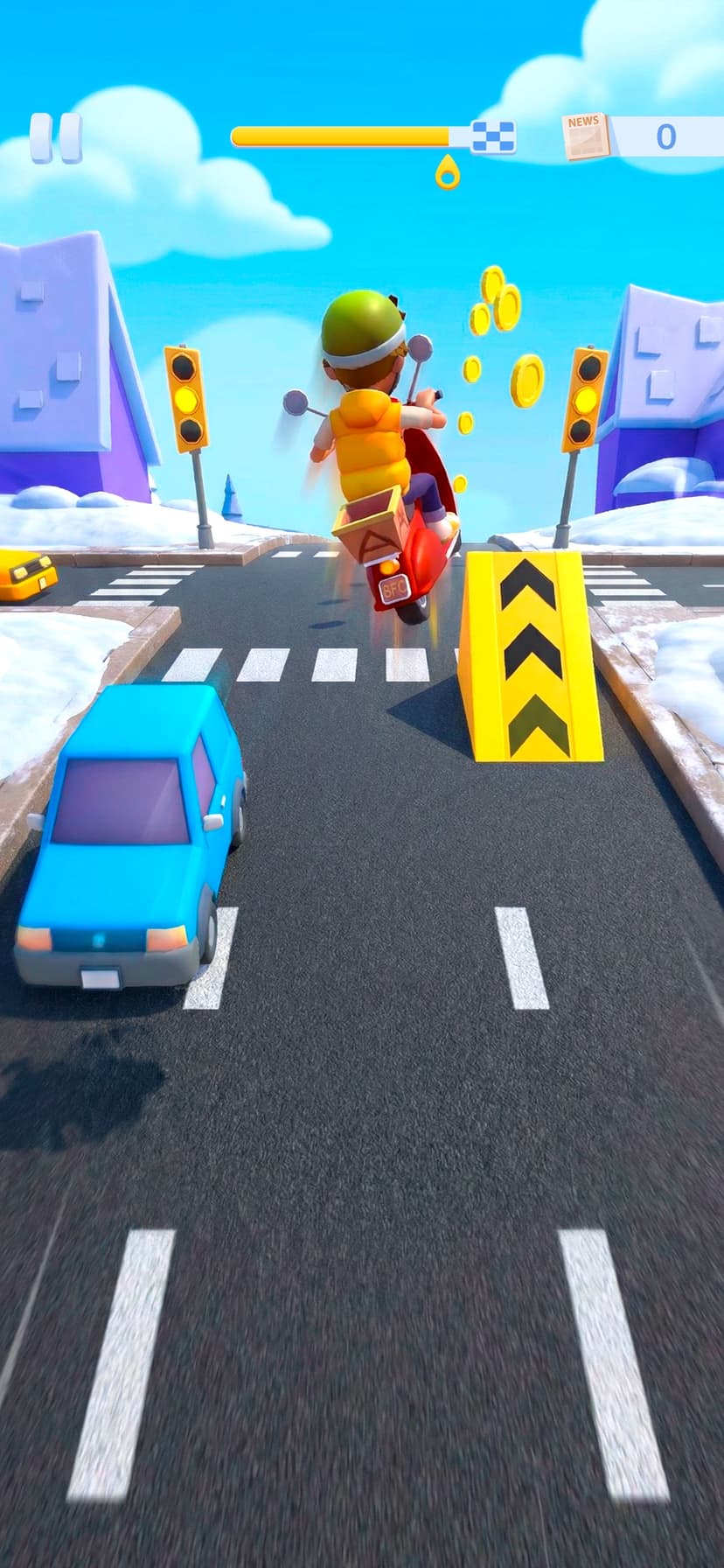Paper Boy Race: Run & Rush 3D screenshot 4 - screenshot