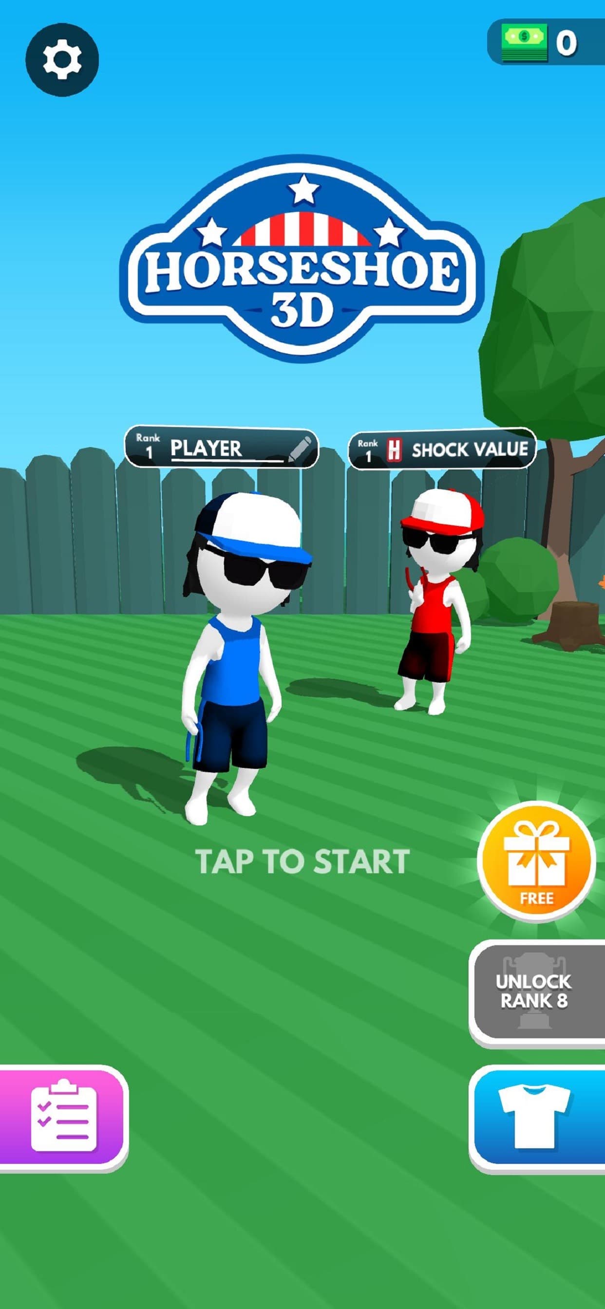 Horse Shoe 3D Challenge Game screenshot 1 - screenshot