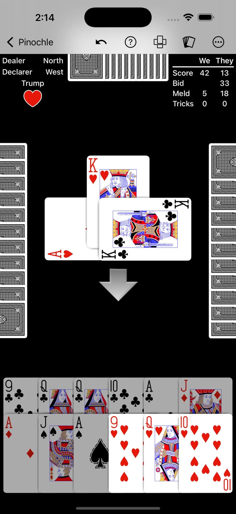 Pinochle - Expert AI screenshot 8 - screenshot