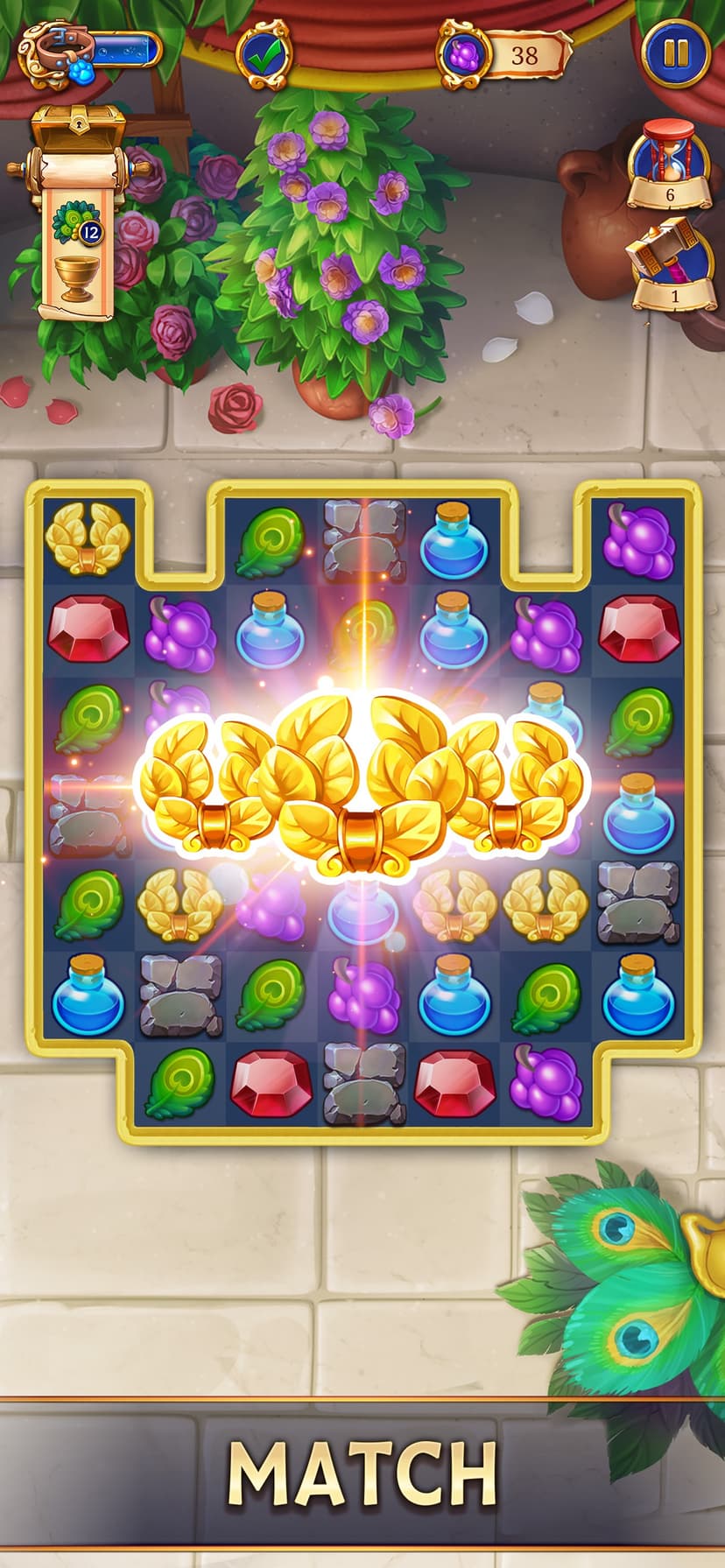 Jewels of Rome・Match-3 Gems screenshot 3 - screenshot