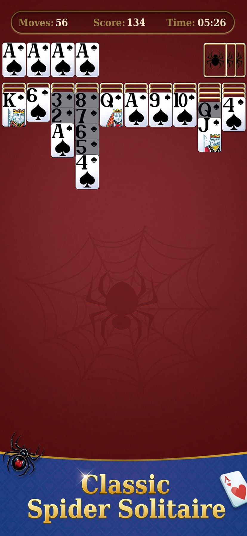 Spider Solitaire-Puzzle trip screenshot 1 - screenshot