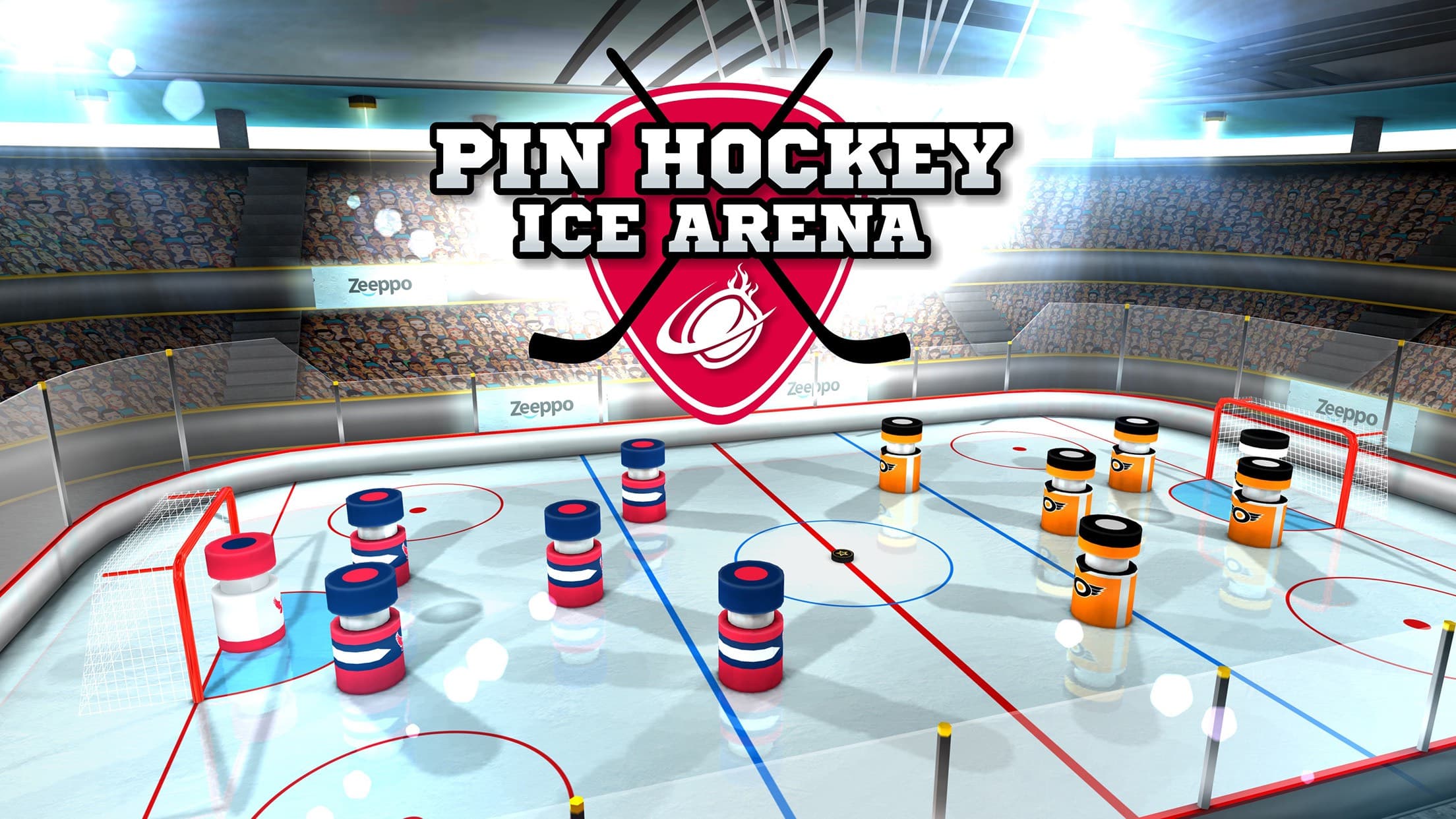 Pin Hockey - Ice Arena - Glow like a superstar air master screenshot 5 - screenshot