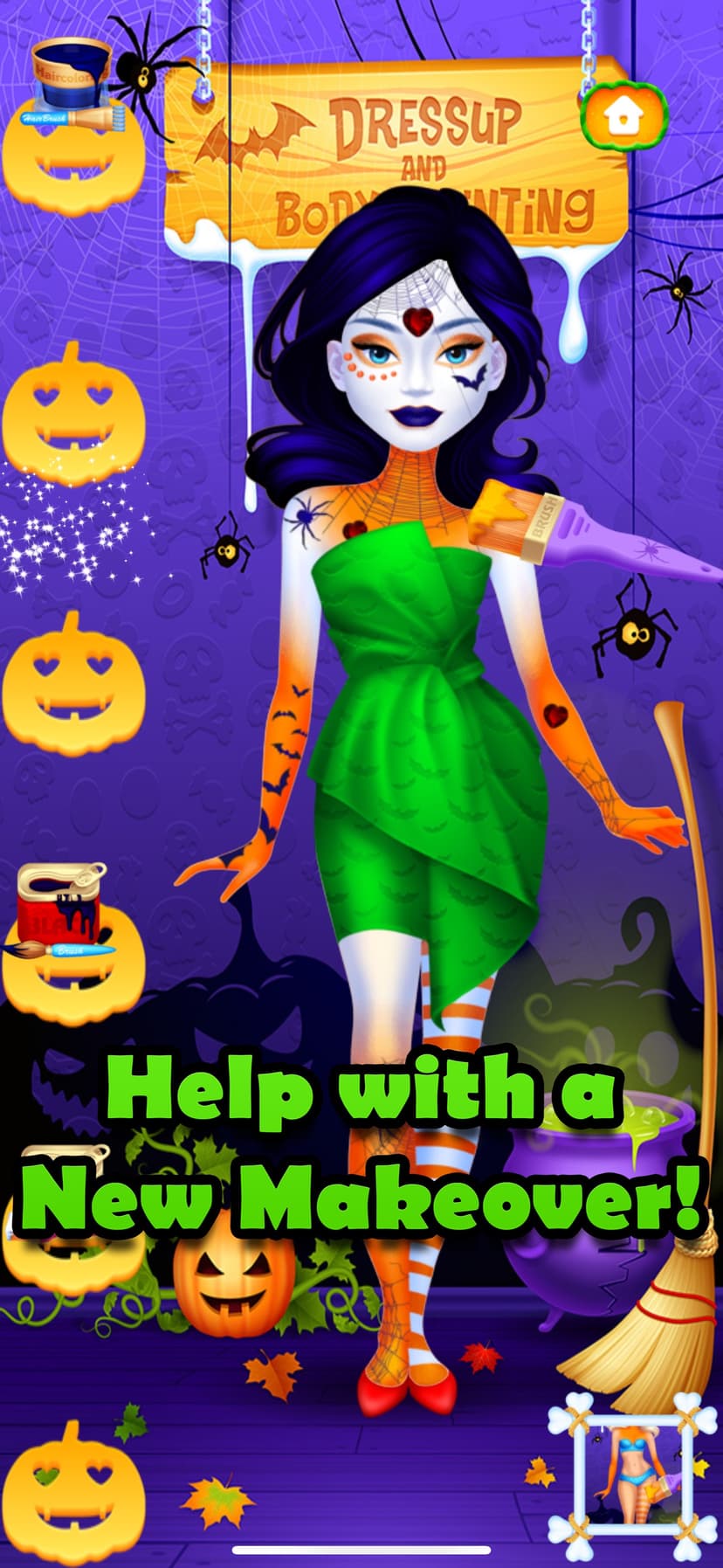 Halloween Makeover Simulator screenshot 1 - screenshot