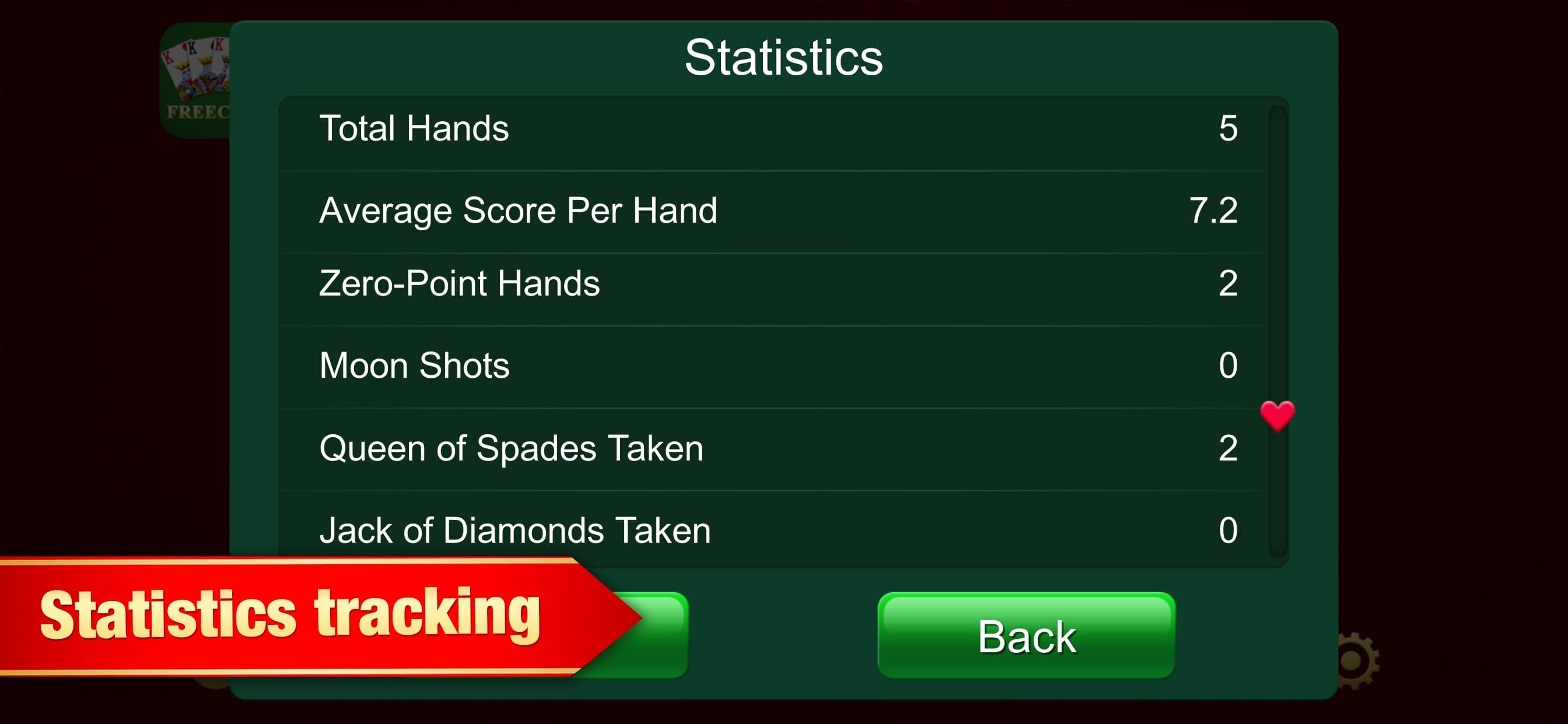 Hearts - Classic Card Games screenshot 4 - screenshot