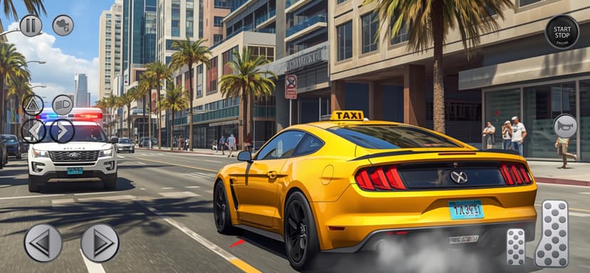 Grab City Taxi: Car Games 3D screenshot 6 - screenshot