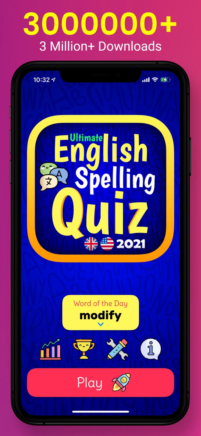 Ultimate English Spelling Quiz screenshot 1 - screenshot