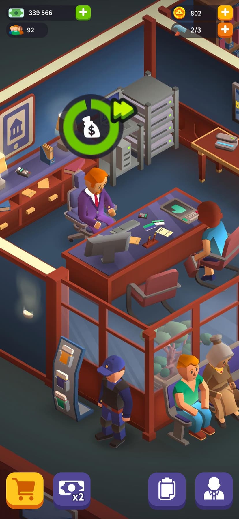 Idle Bank Tycoon - Game Empire screenshot 4 - screenshot