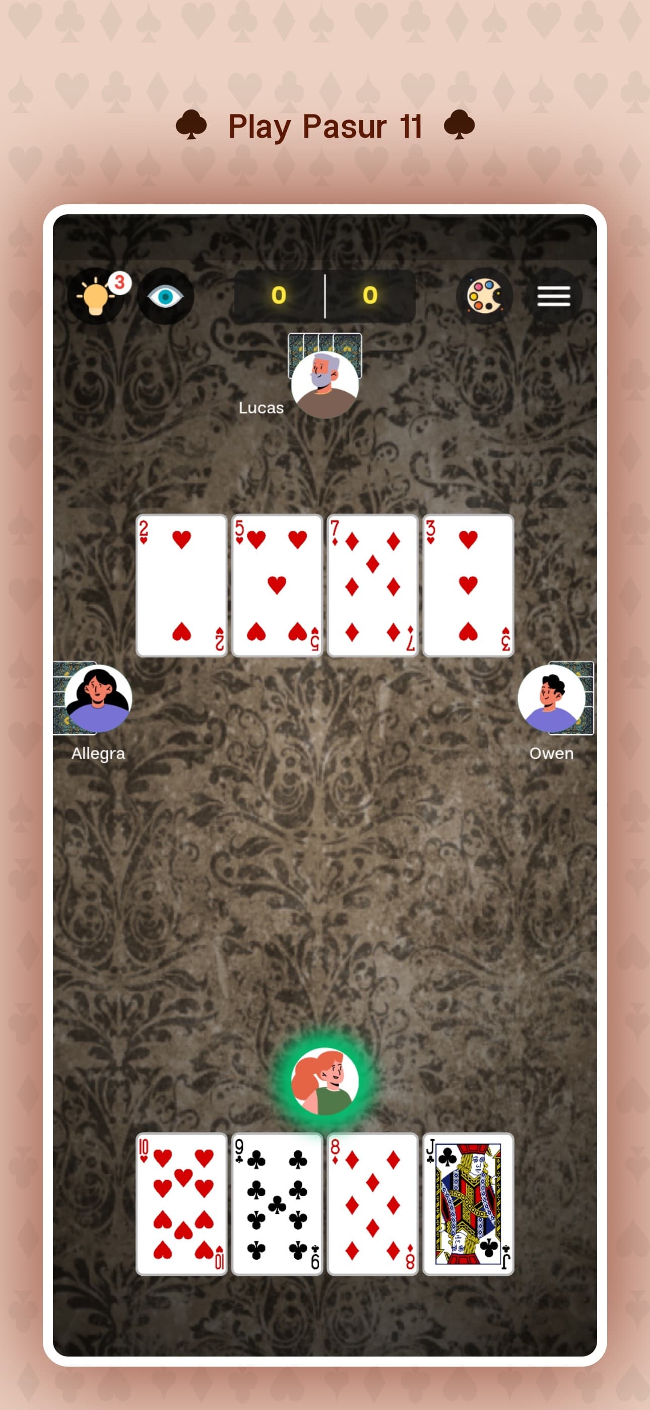 Pasur11 screenshot 1 - screenshot