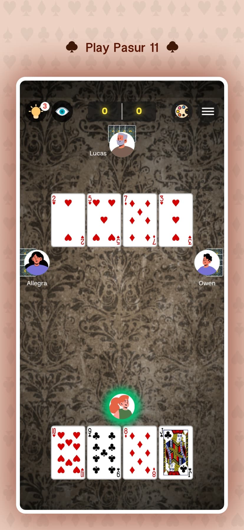 Pasur11 screenshot 1 - screenshot