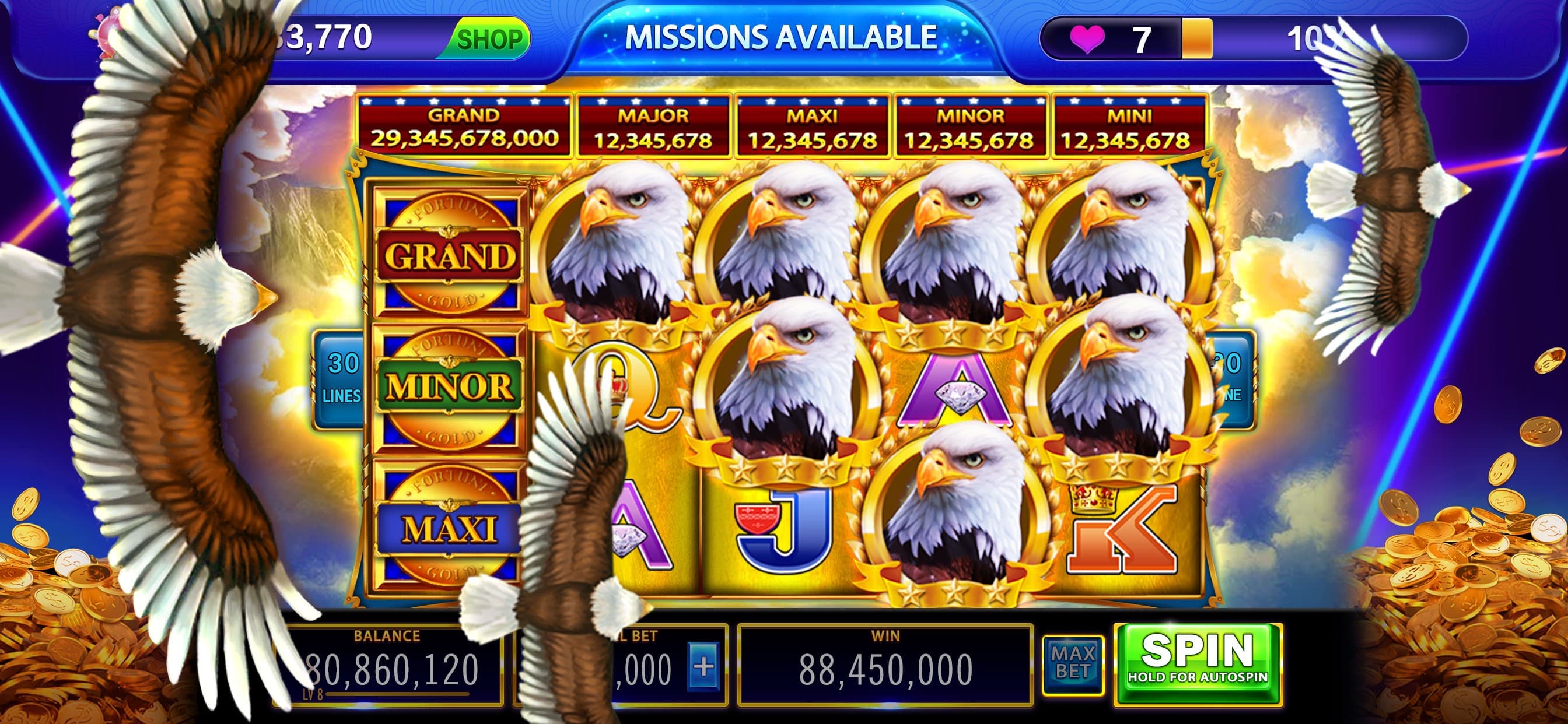 Thunder of Pyramid Slots screenshot 5 - screenshot