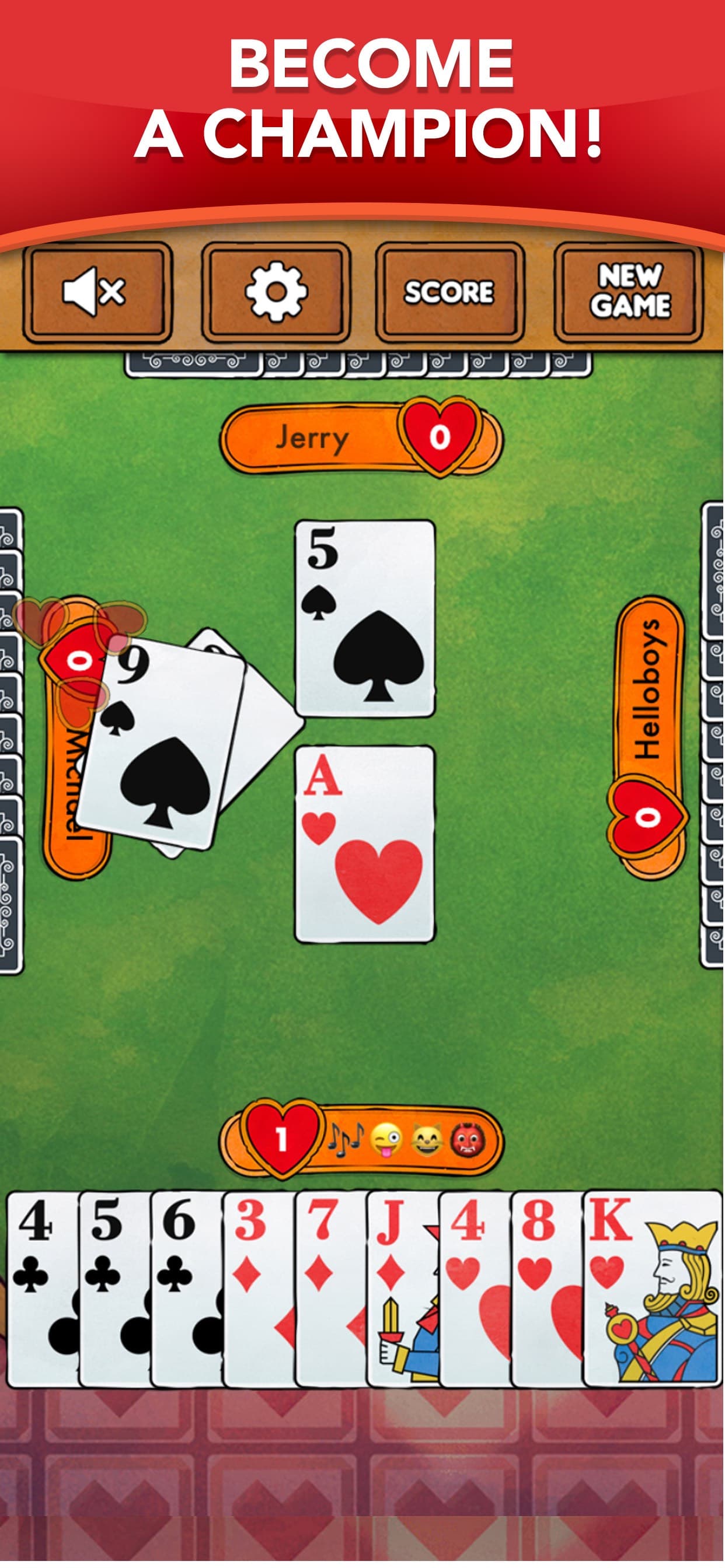 Hearts - Card Game Classic screenshot 2 - screenshot