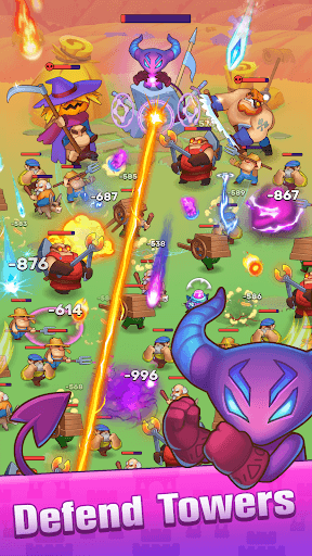 Evil Rush - Idle Tower Defense screenshot 1 - screenshot