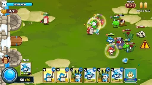 Meowar - PvP Cat Merge Defense screenshot 3 - screenshot