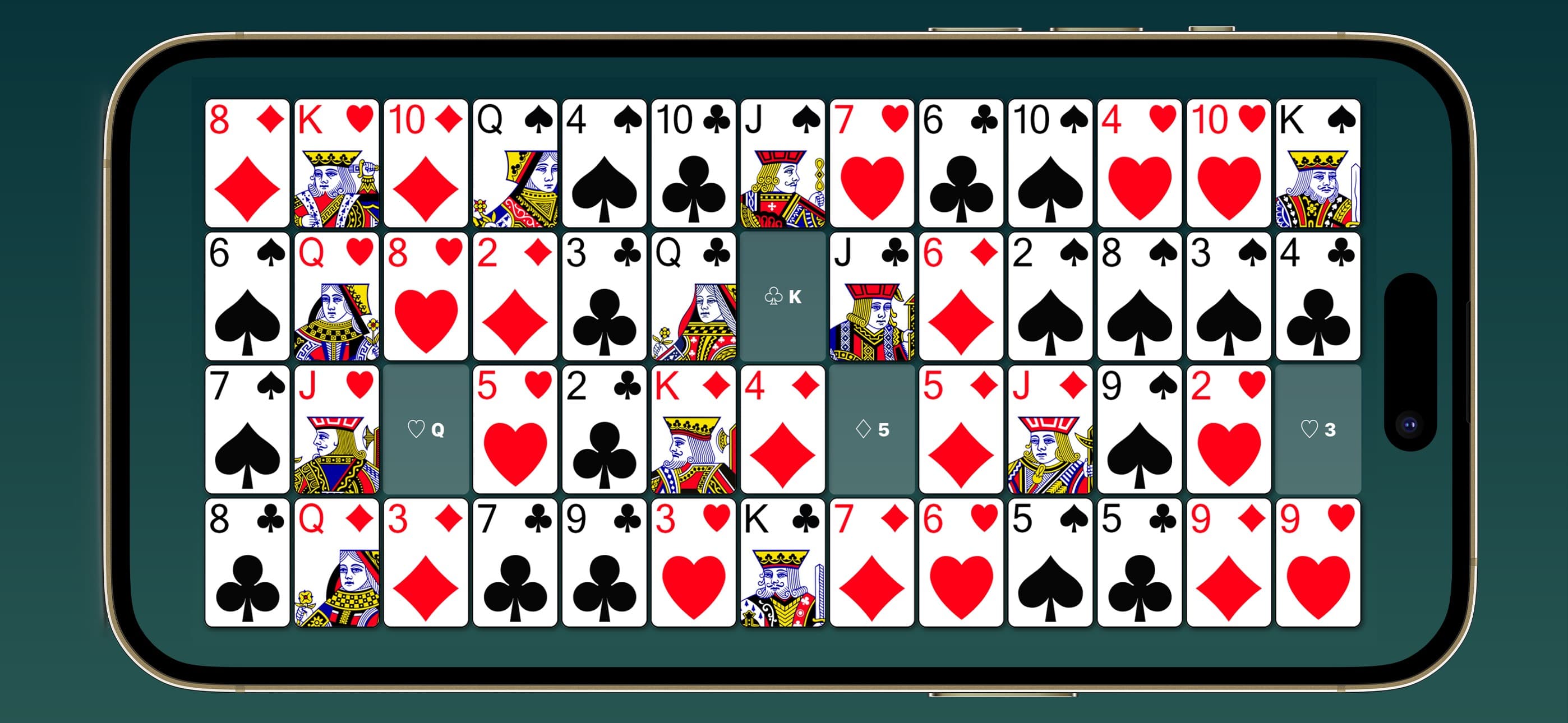 Montana (Gaps) Solitaire screenshot 1 - screenshot