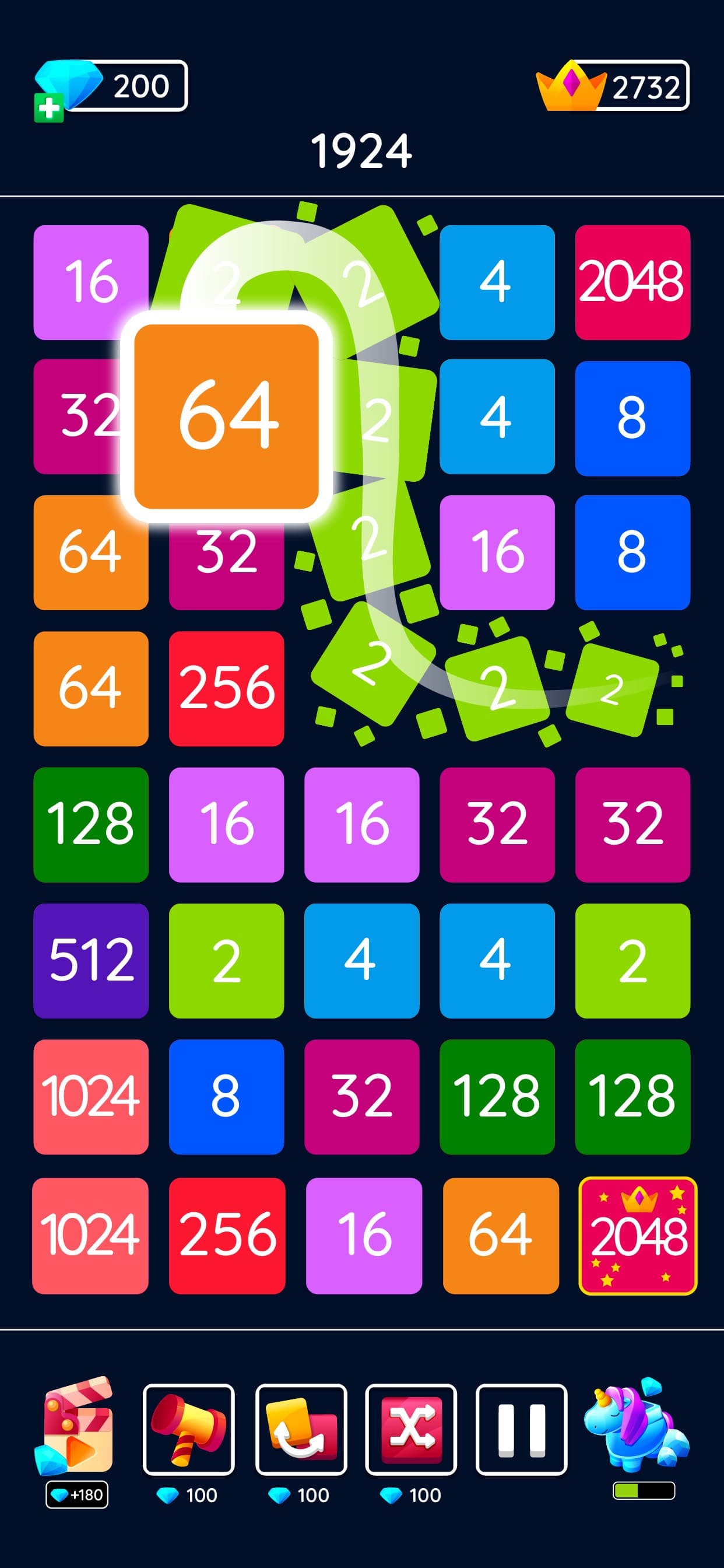 2048 Blast: Merge Numbers 2248 screenshot 10 - screenshot