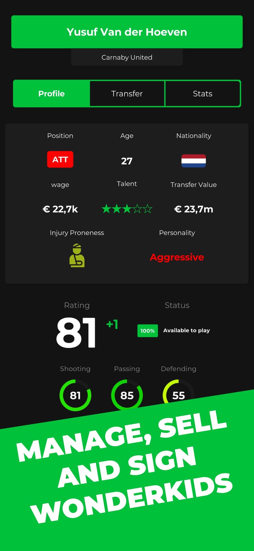 Club Boss - Football Game screenshot 3 - screenshot