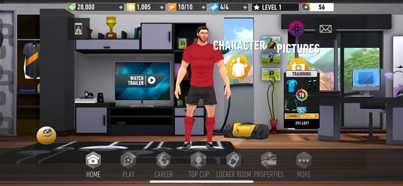 BE A LEGEND Soccer Career screenshot 1 - screenshot