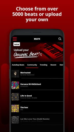 AutoRap by Smule: Rap to Beats screenshot 2 - screenshot